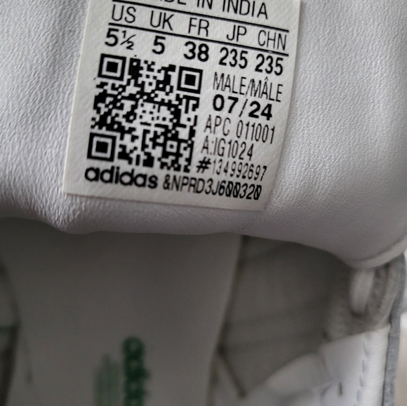 Samba OG size 5.5 green/white - Picture 5 of 7